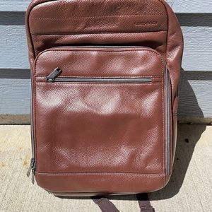 Samsonite Classic Leather laptop backpack unused!
